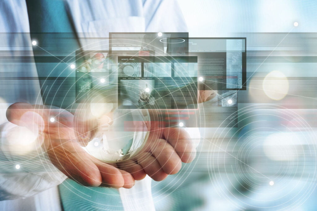 Man holding new articles of Top10 business blogs in 2020 that will help you to optimize your work and increase productivity via time tracking app and employee monitoring software.