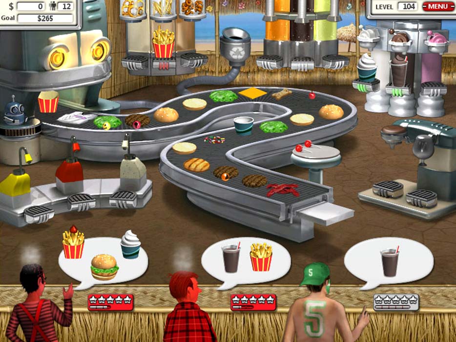 games cooking burger shop 2