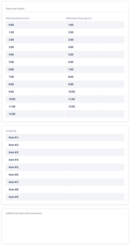 Time Blocking Planner Templates | Traqq Blog