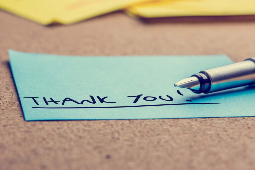 Thank You Note