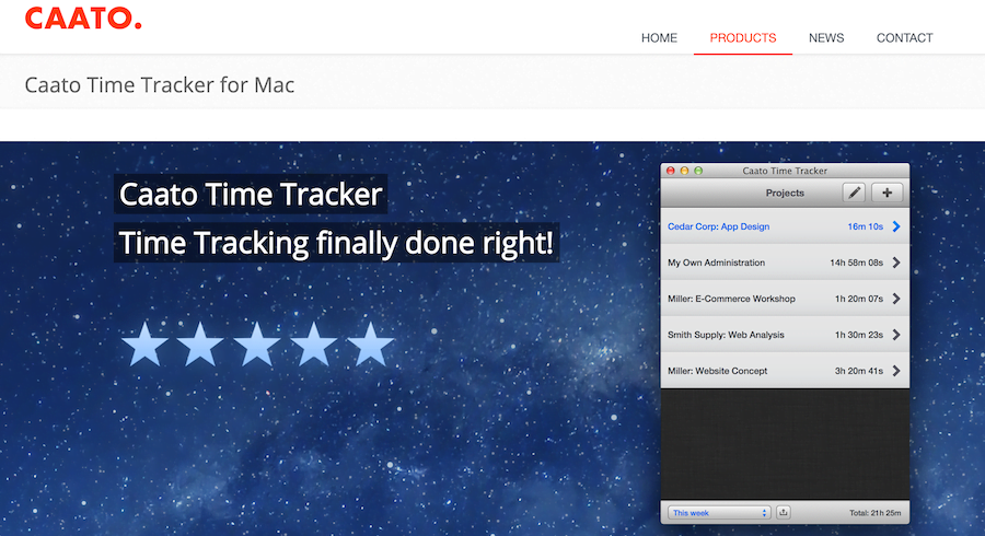 caato time tracker for pc