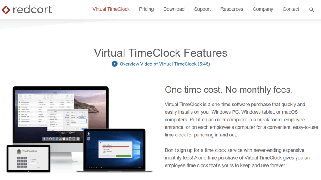 Virtual TimeClock - Time Trackers for Mac