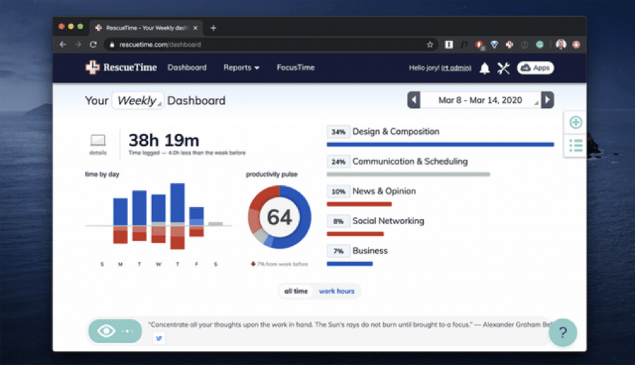 rescuetime for windows