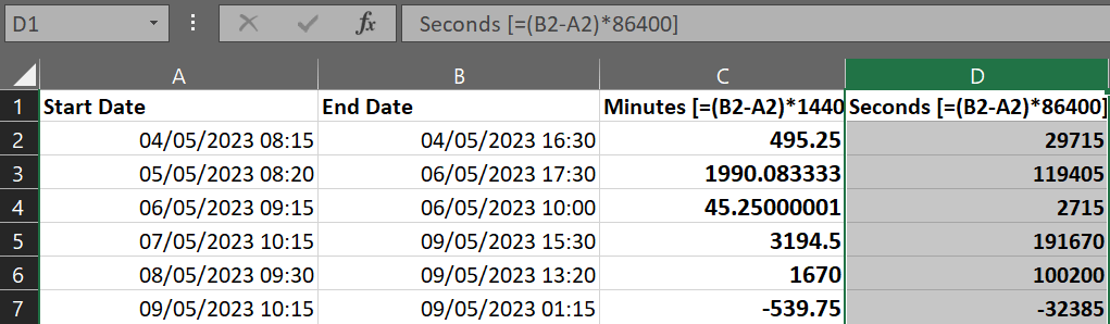 time-difference-between-two-rows-in-excel-printable-templates